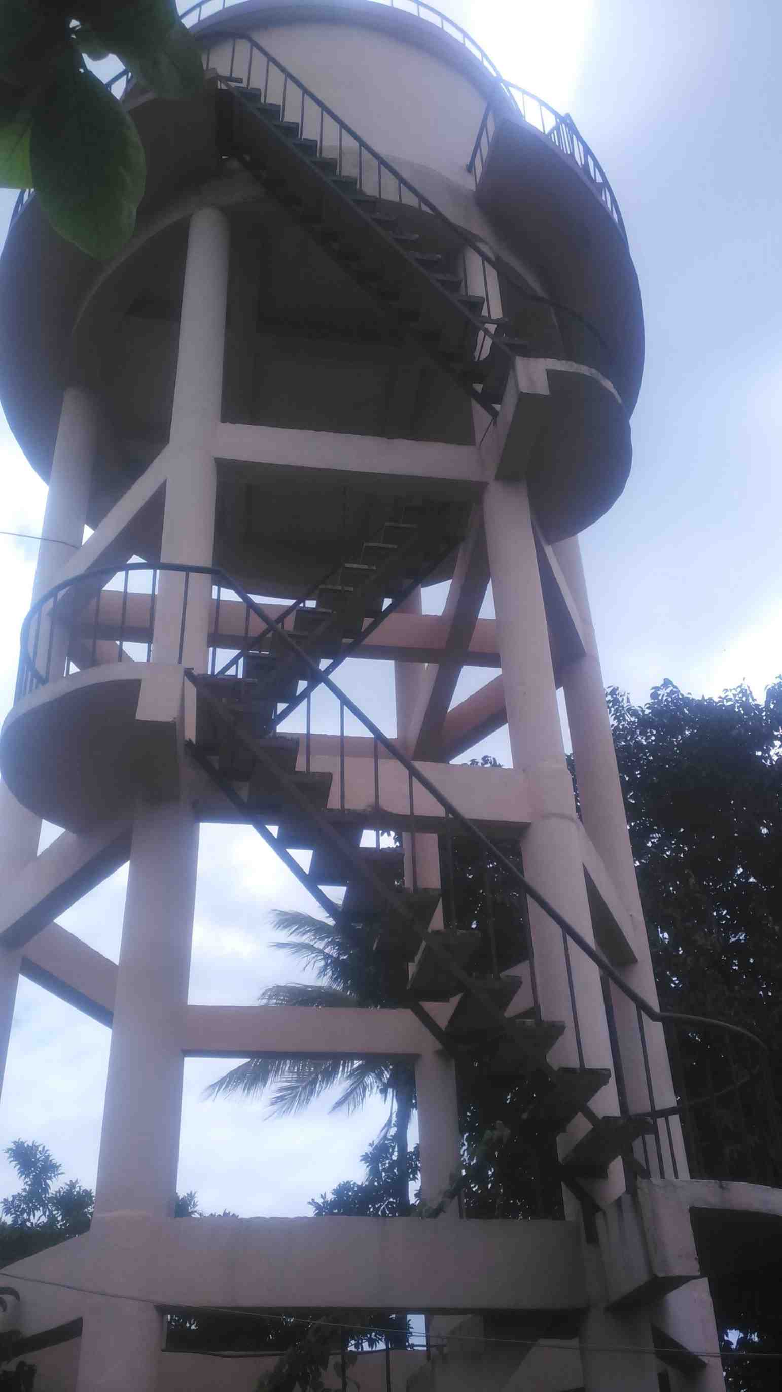 Overhead water tank at Virpur